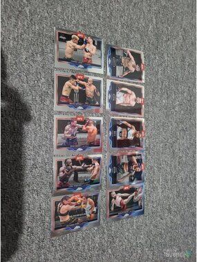 Topps Chrome UFC Trading Cards - Lot of 10 from 2025